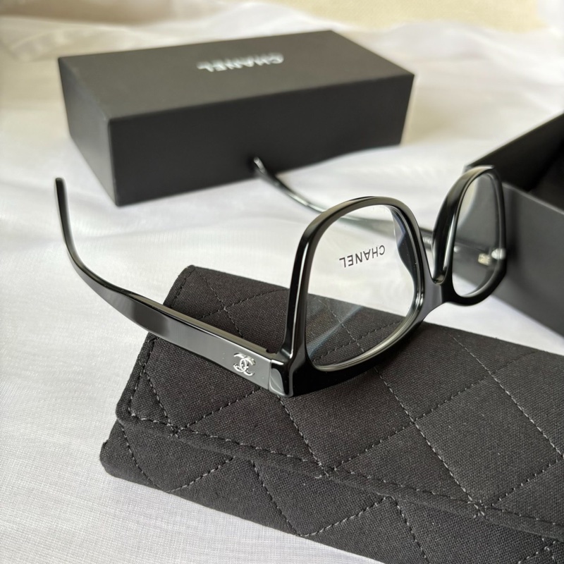 Chanel  平光眼鏡 銀框方框鏡框 CH3392 全新代購-3