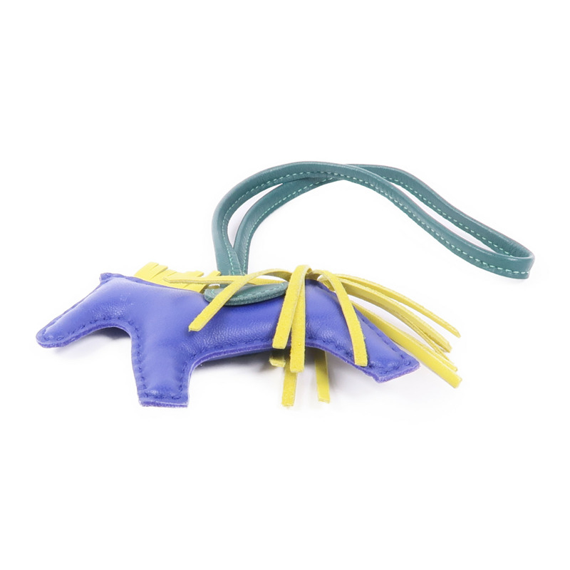HERMES Swift皮革Rodeo PM掛飾-3