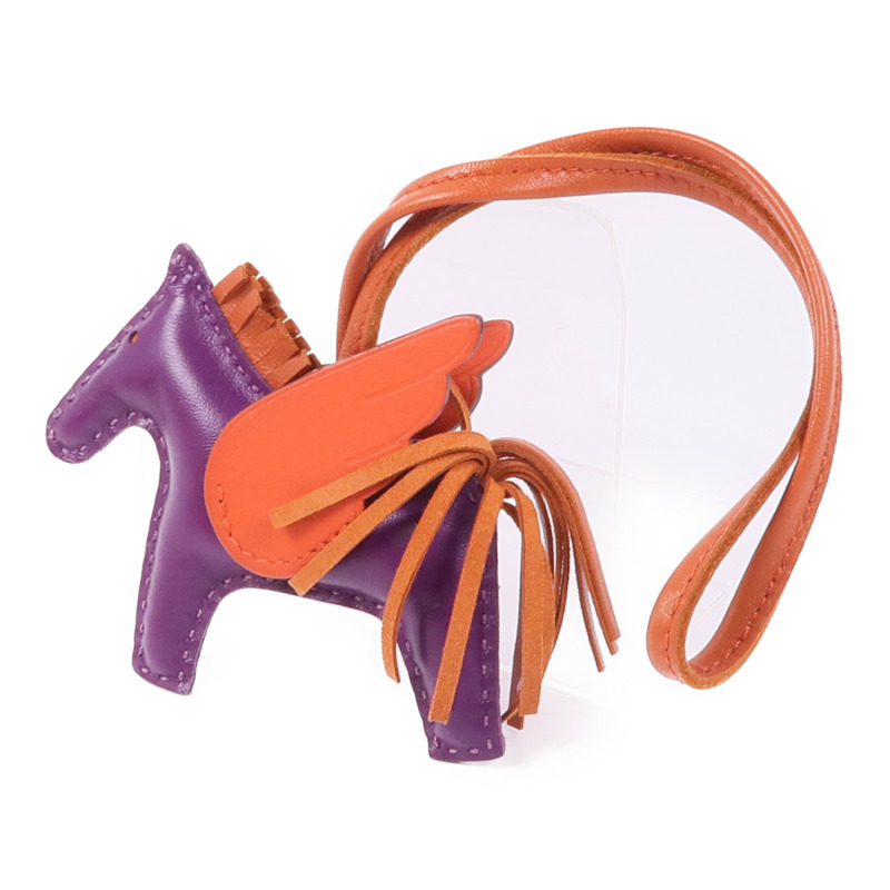 HERMES Swift皮革Rodeo Pegase掛飾-2