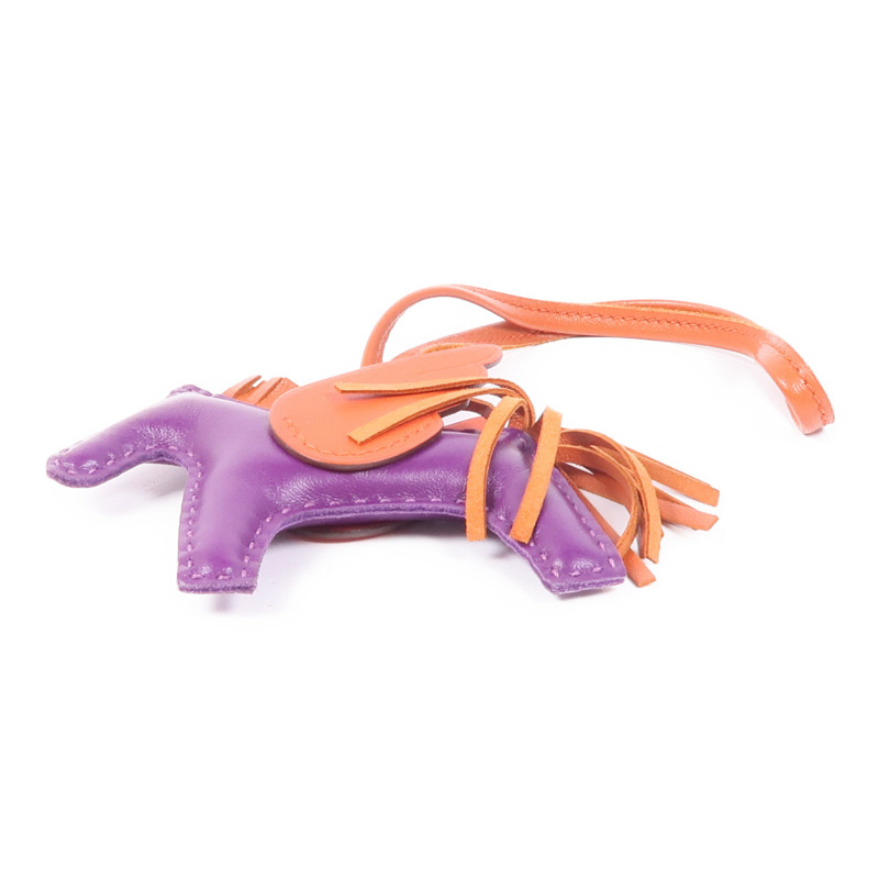 HERMES Swift皮革Rodeo Pegase掛飾-3