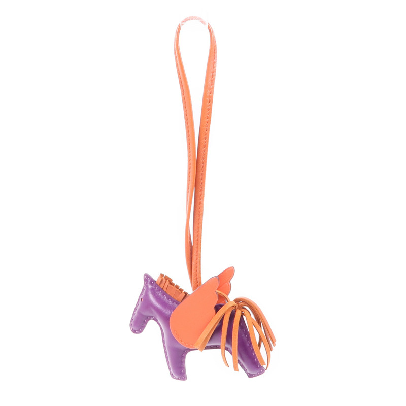 HERMES Swift皮革Rodeo Pegase掛飾-7