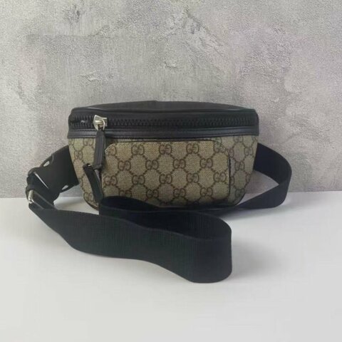 Gucci 老花腰包 男女同款 99新 配件塵袋