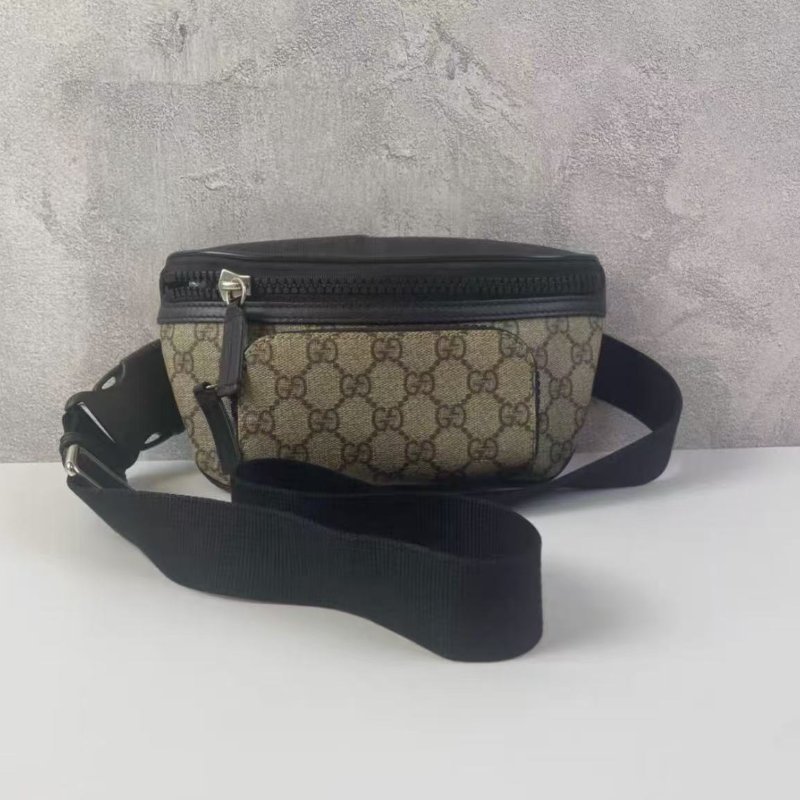 Gucci 老花腰包 男女同款 99新 配件塵袋-0