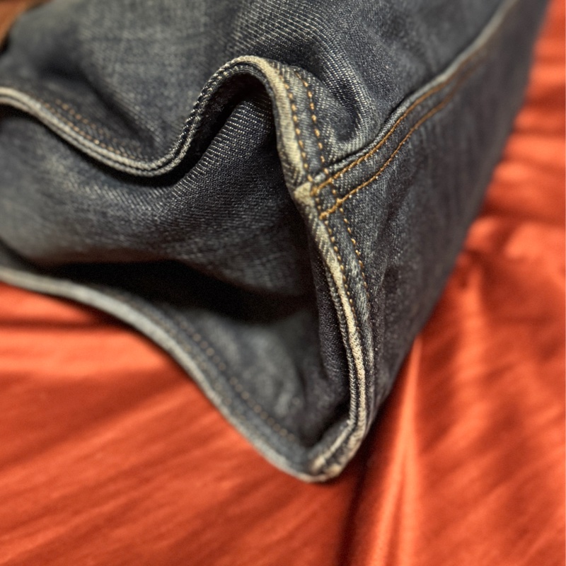 miumiu 牛仔拖特包-8