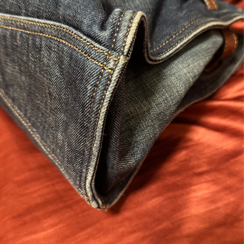 miumiu 牛仔拖特包-9