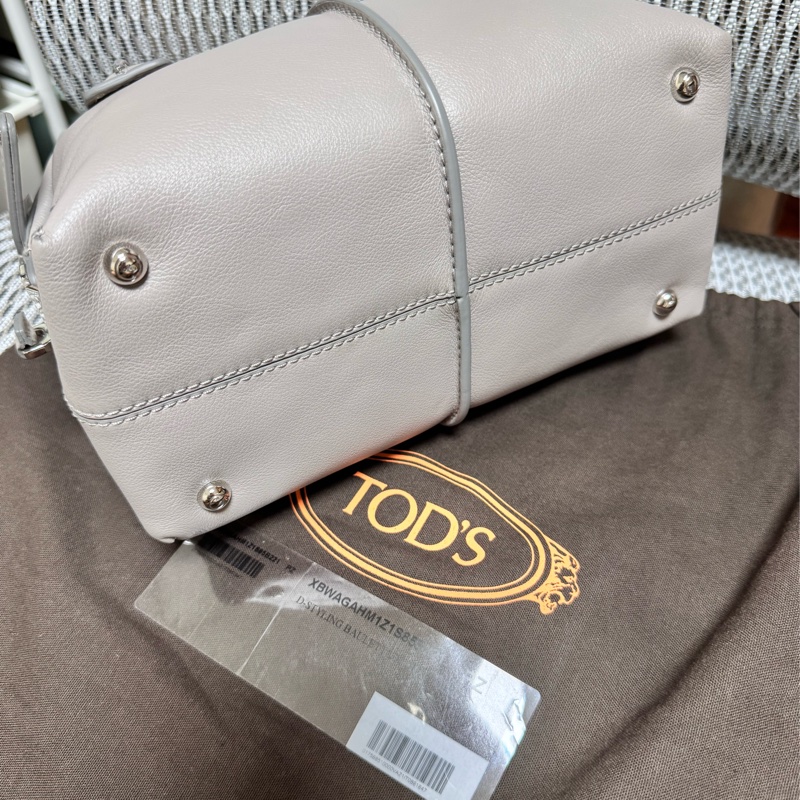 TOD’S D-styling兩用包（mini）大象灰 全新 肩背包 手提包 斜背包-3