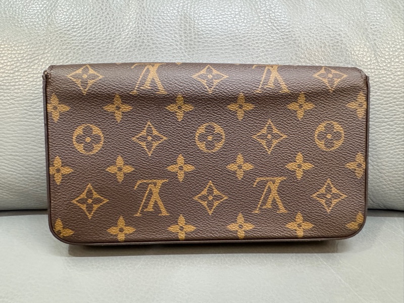 LV 三合一 【台中新光購買｜含購證｜全配】 Louis Vuitton 老花 斜背包 鏈條包-3