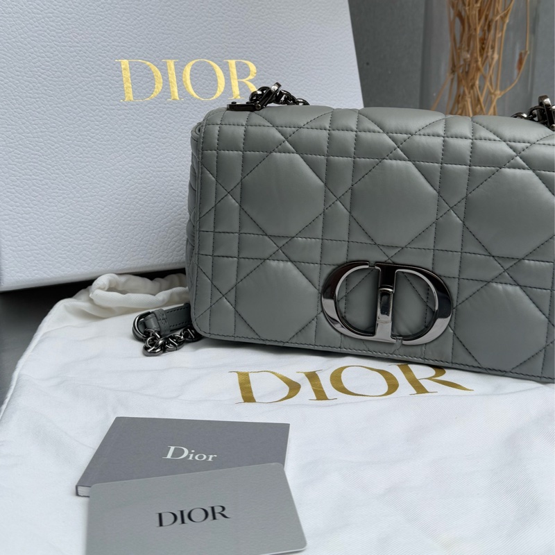Dior caro 灰銀中號-0