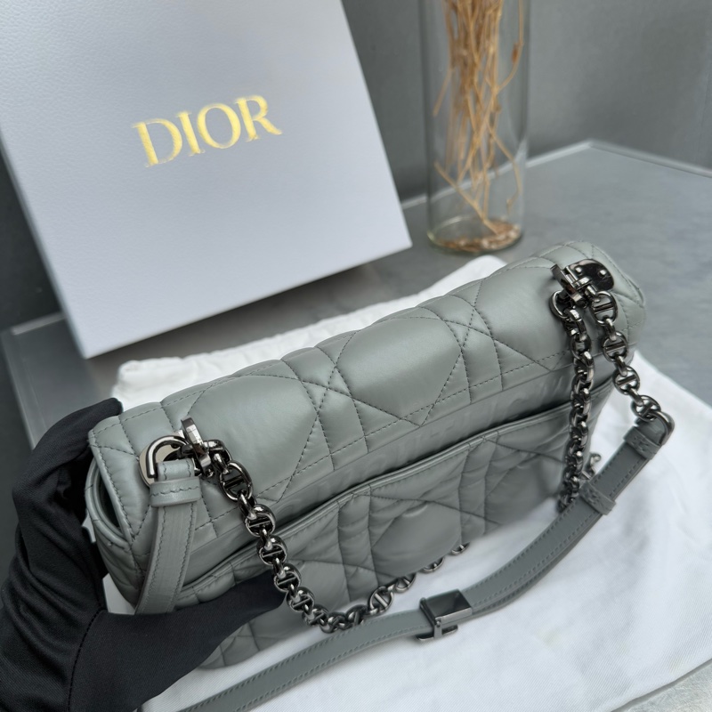 Dior caro 灰銀中號-1