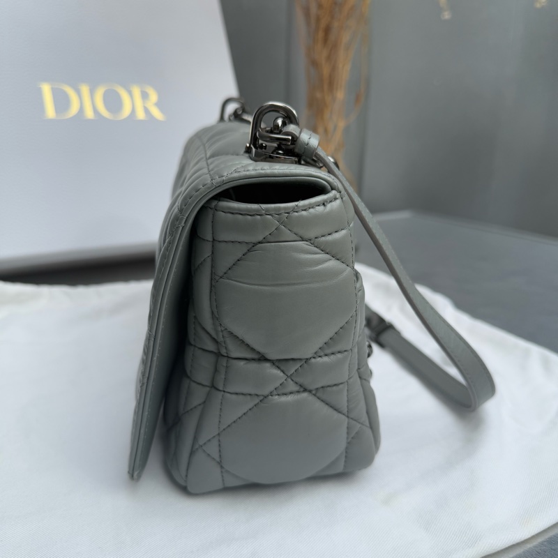 Dior caro 灰銀中號-3