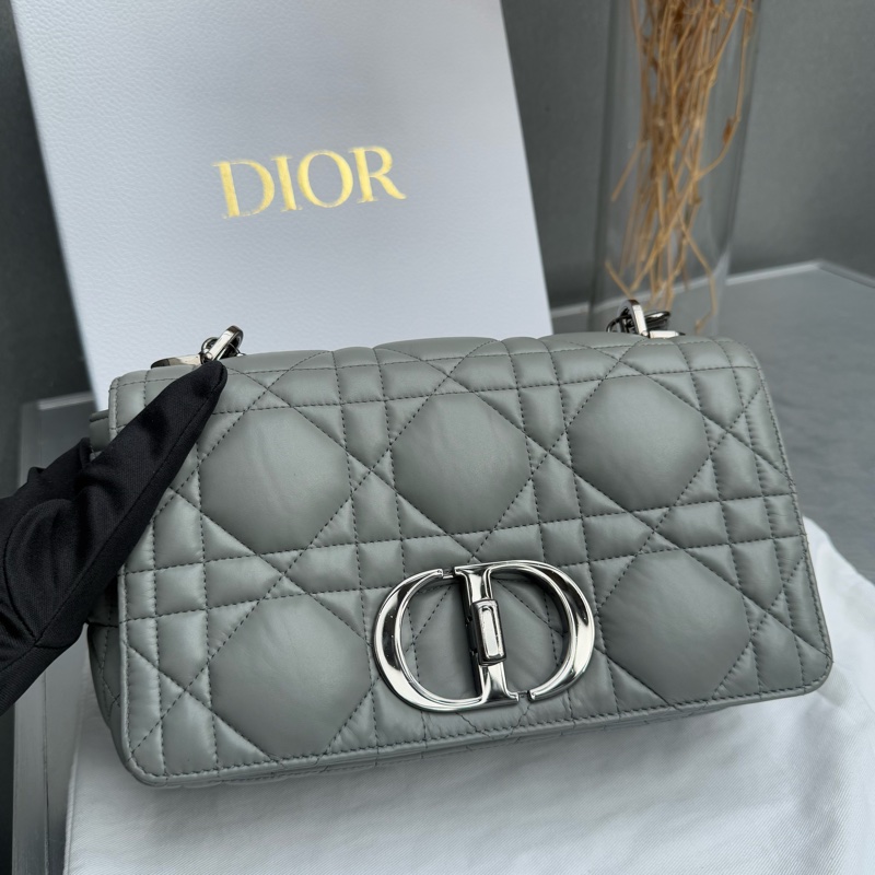 Dior caro 灰銀中號-5