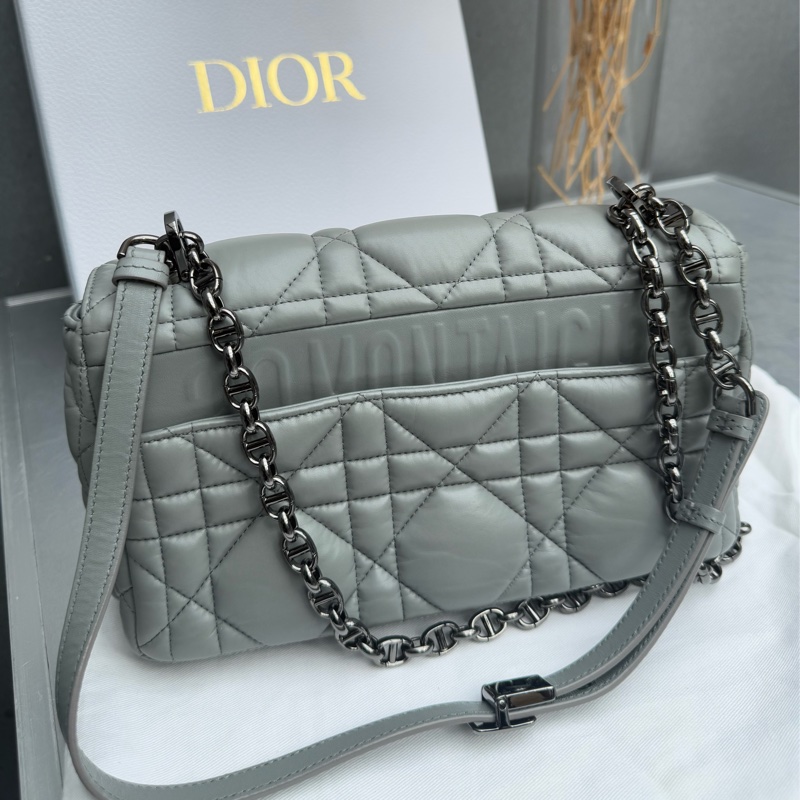 Dior caro 灰銀中號-6