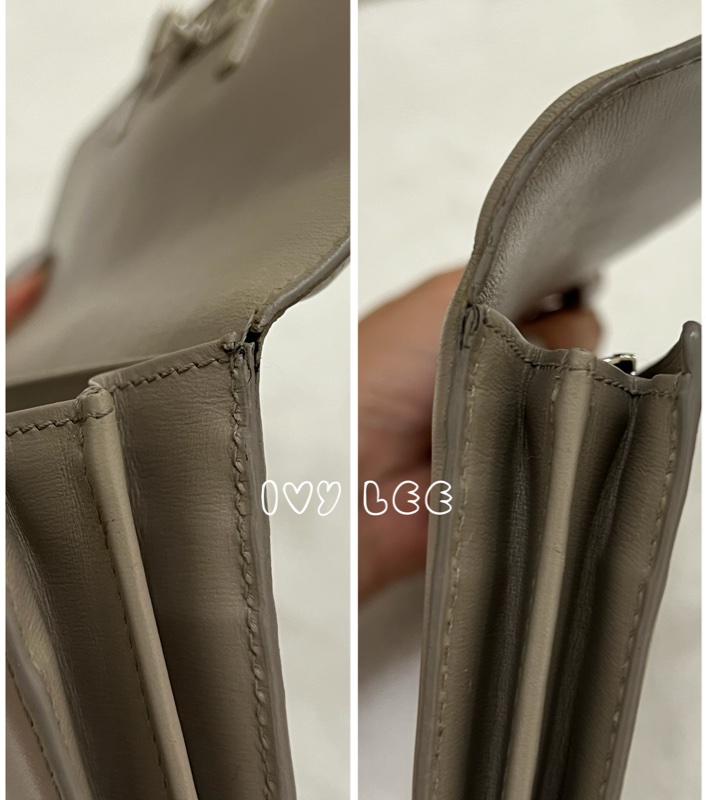 TOD’S Double T 灰色牛皮TT銀釦長夾 皮夾 正品 二手精品-19