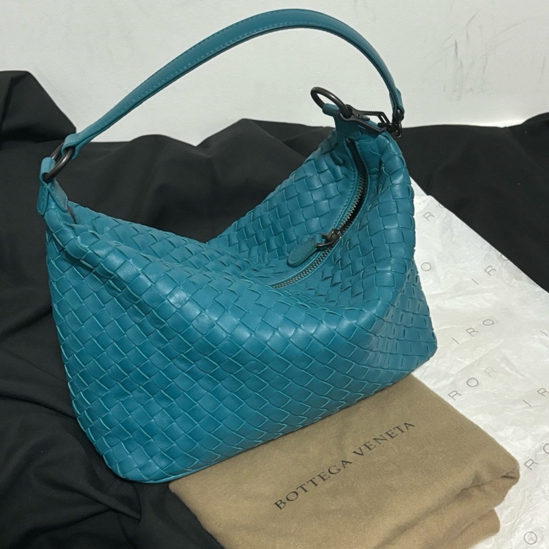 Bottega Veneta BV湖水綠 飯盒包 遛狗包 單肩包 Vintage 中古 老款-0