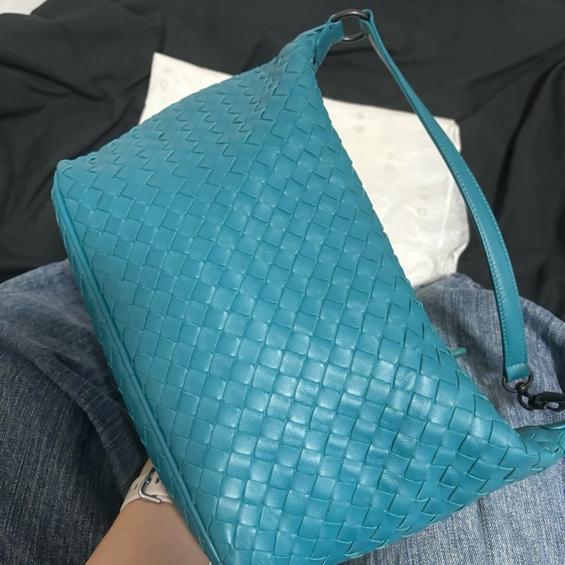 Bottega Veneta BV湖水綠 飯盒包 遛狗包 單肩包 Vintage 中古 老款-4