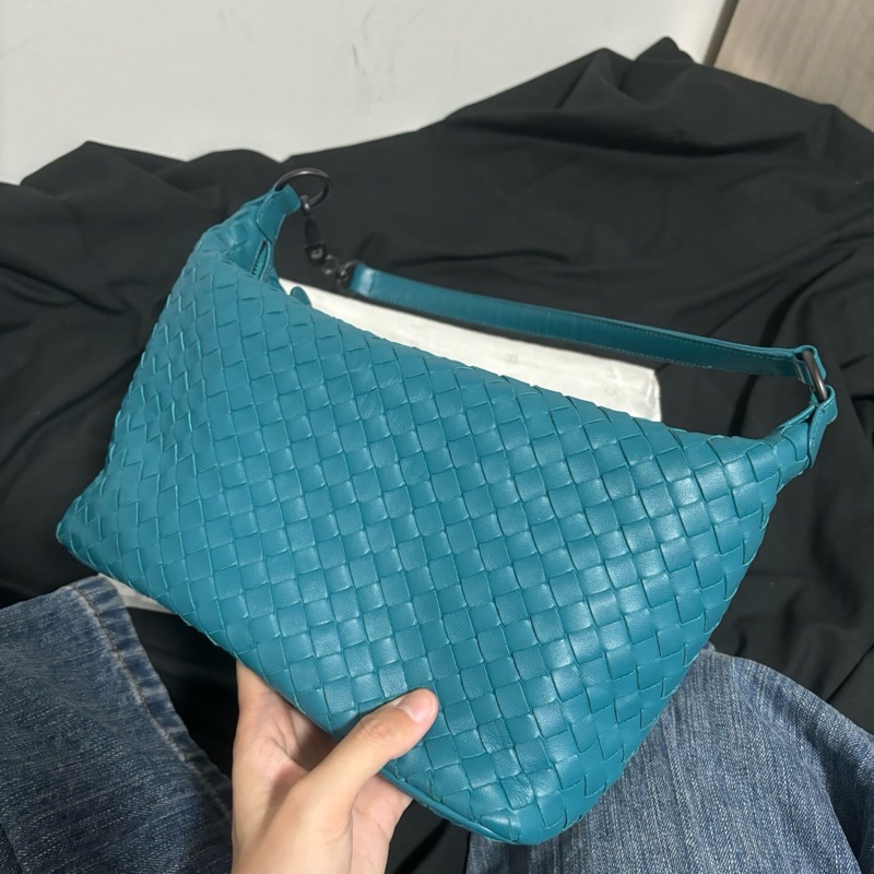 Bottega Veneta BV湖水綠 飯盒包 遛狗包 單肩包 Vintage 中古 老款-6