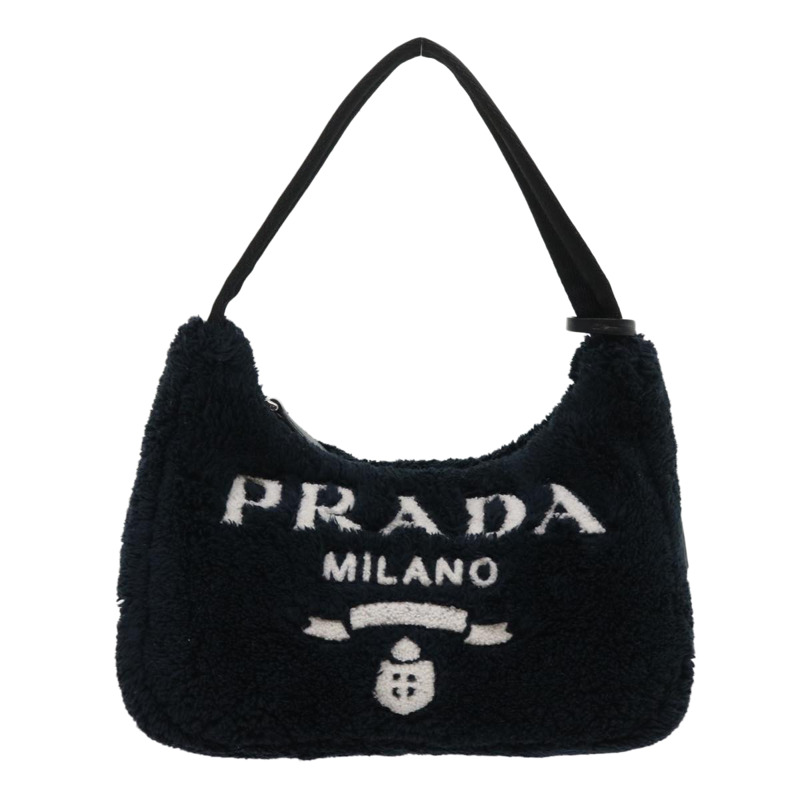 【日本直送】PRADA Terry 手提包 Re Edition 2000 黑白 1NE515 授權 47189AM-12