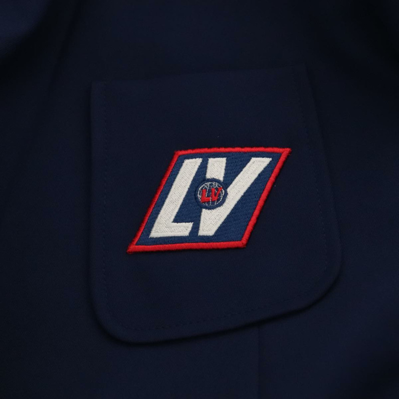 【日本直送】路易威登西裝外套配貼布夾克 聚酯纖維 38 海軍藍 1A63TC LV 授權 98177SM-16