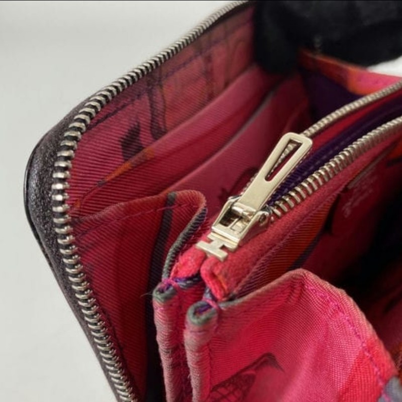 Hermès 拉鍊短夾-2