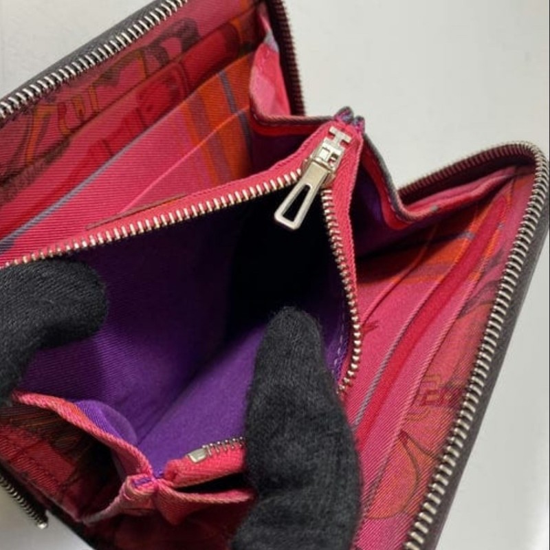 Hermès 拉鍊短夾-6