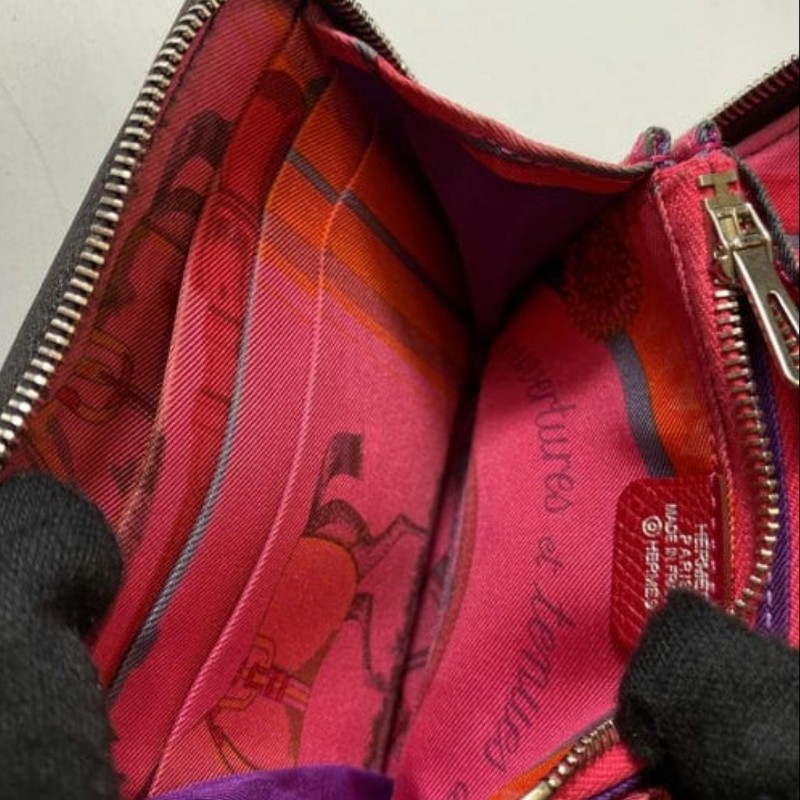 Hermès 拉鍊短夾-7