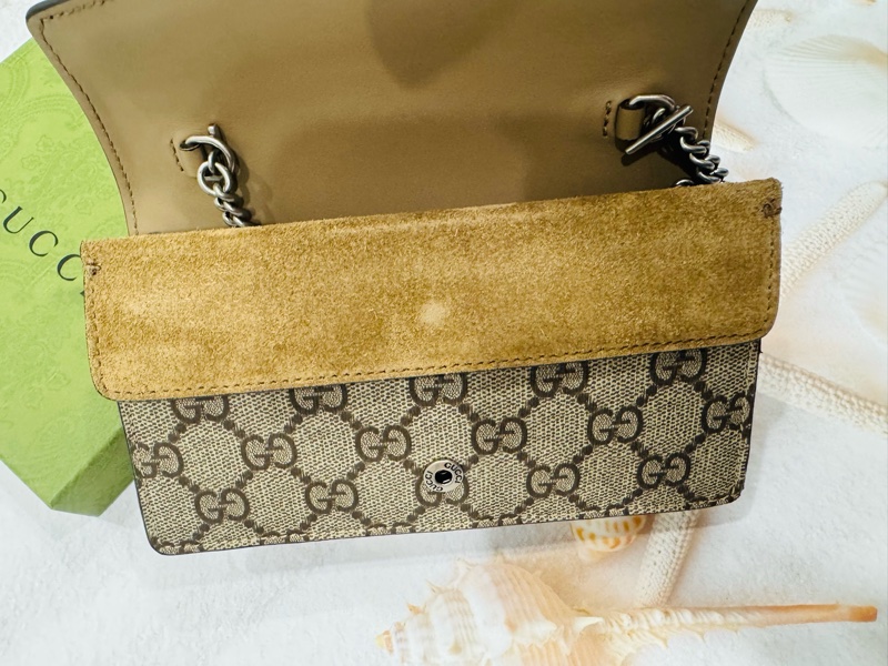 全新正品GUCCI 2025.4月迷你酒神包 斜背包-6