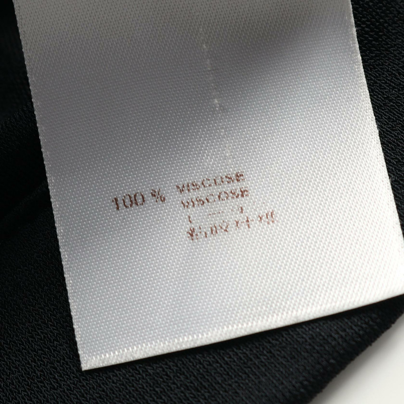 LOUIS VUITTON 洋裝 RW102WWRTS09JEX 黏膠纖維 黑色 二手 女款 XS-3