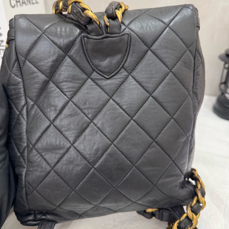 Chanel Duma 黑色金扣-14