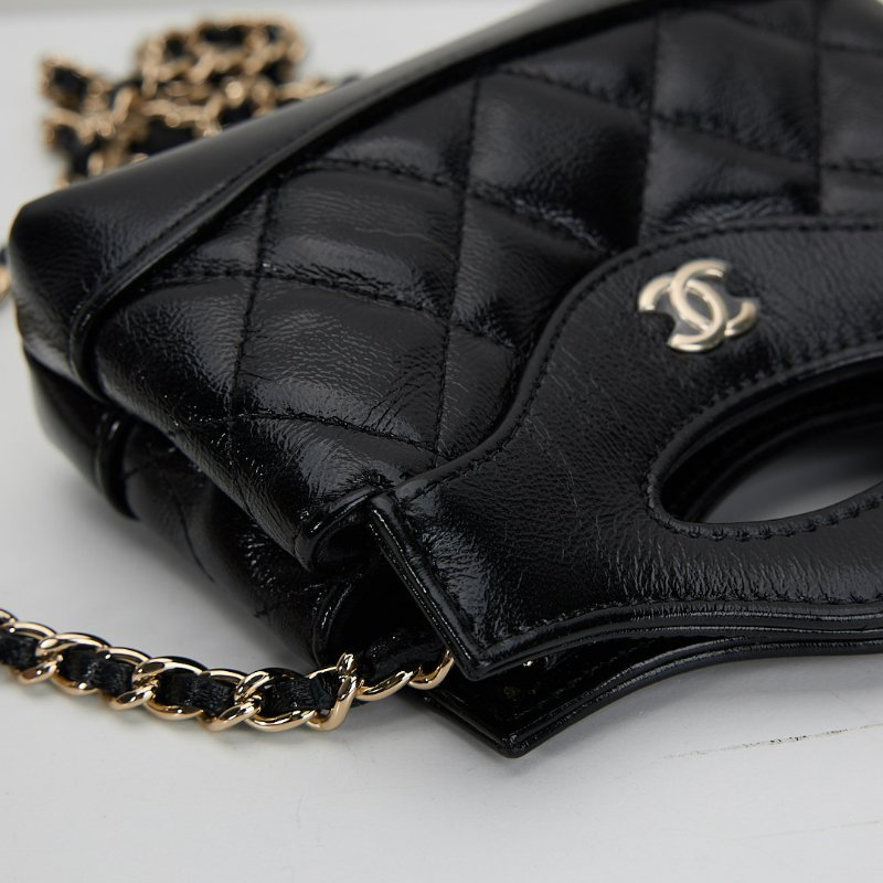 Chanel 31bag nano mini黑金-13