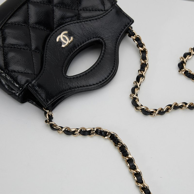 Chanel 31bag nano mini黑金-18