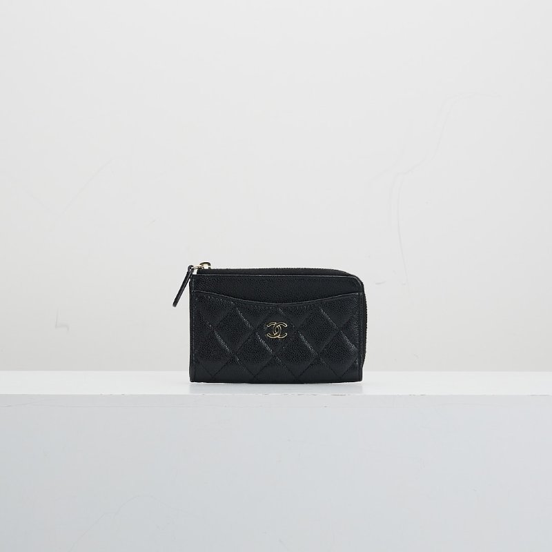 Chanel L型拉鍊卡包-0