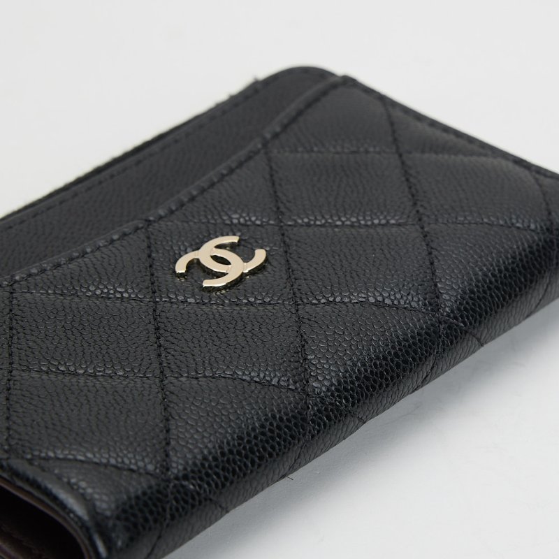 Chanel L型拉鍊卡包-10