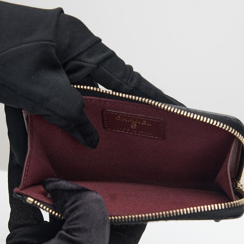 Chanel L型拉鍊卡包-21