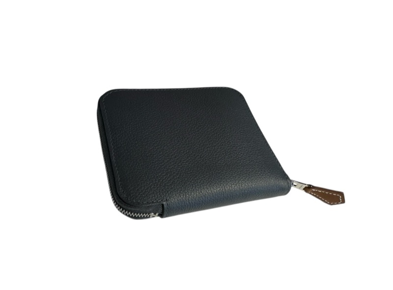 全新Hermès Silk in Compact Evercolor and Barenia calfskin Ardoise石板灰-1