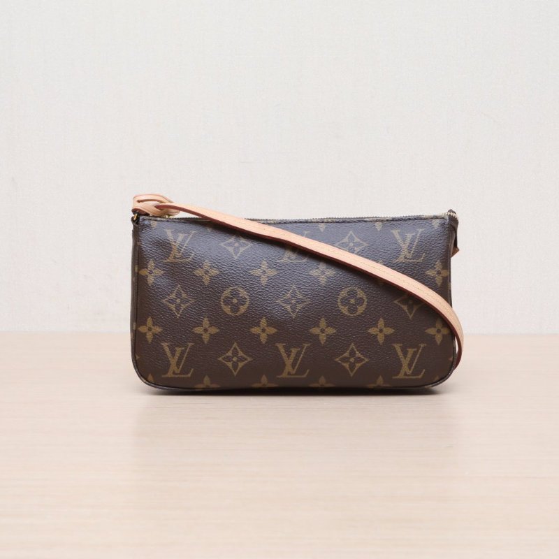 LOUIS VUITTON(路易威登) Pochette Accessoires 大麻將包 老花 PVC 2020-9