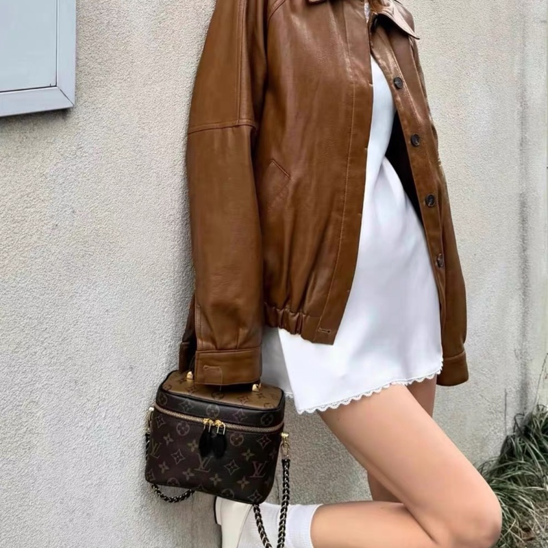 LV Louis Vuitton 路易威登 晶片款 化妝包 手提包-1
