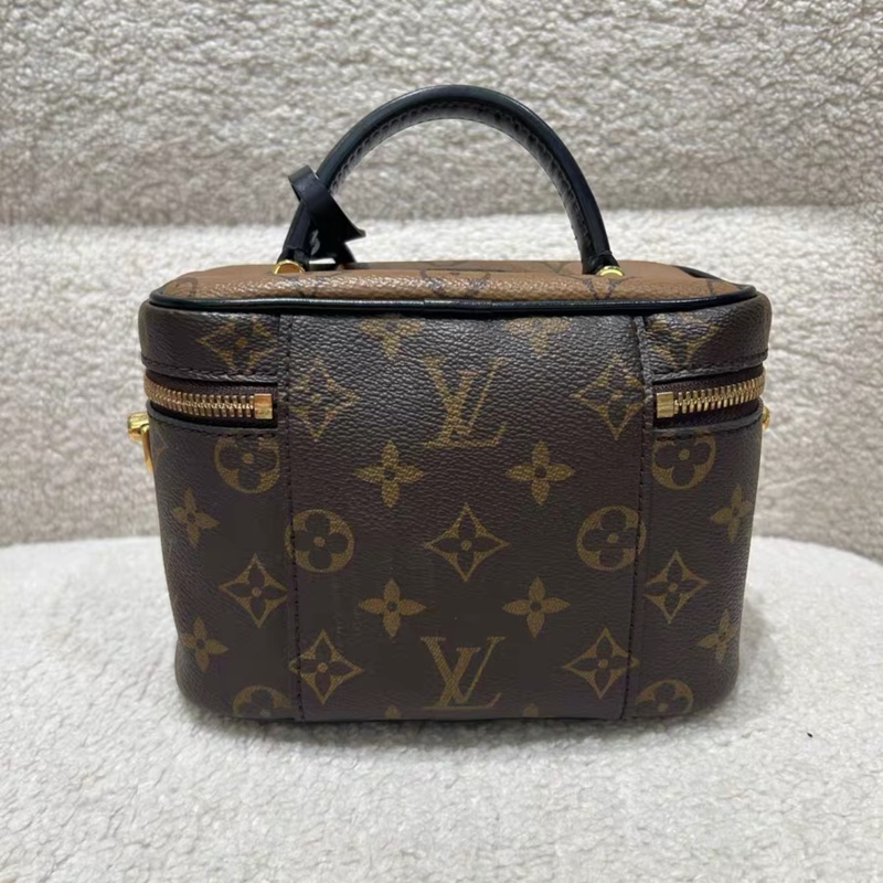 LV Louis Vuitton 路易威登 晶片款 化妝包 手提包-5