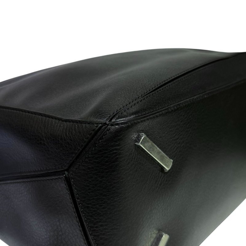 【美收精品】LOEWE PUZZEL 黑色皮革肩背包 2-334-6