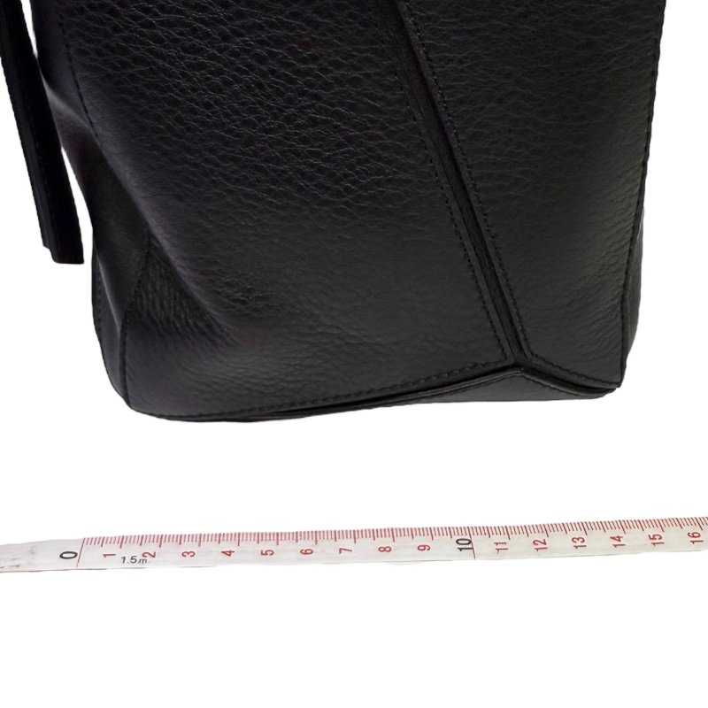 【美收精品】LOEWE PUZZEL 黑色皮革肩背包 2-334-19