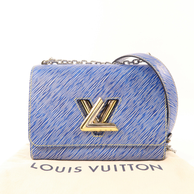 LOUIS VUITTON Epi Twist MM銀扣肩背袋-12