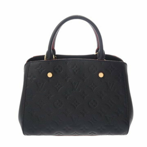 LOUIS VUITTON 路易威登 Monogram Empreinte Montaigne BB 2WAY Marine Rouge M42747 女士皮革手提包