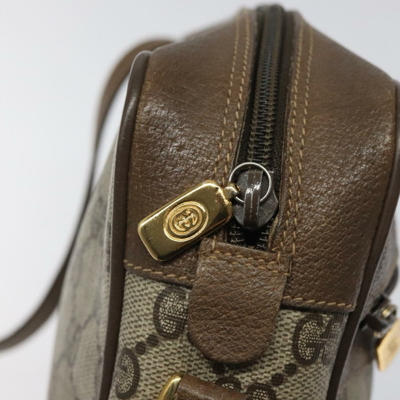 【日本直送】GUCCI GG Supreme 織帶雪莉線包 PVC 米紅色 119 02 004 正品 117304-18