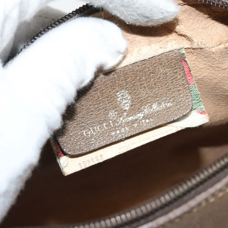 【日本直送】GUCCI GG Supreme 織帶雪莉線包 PVC 米紅色 119 02 004 正品 117304-19