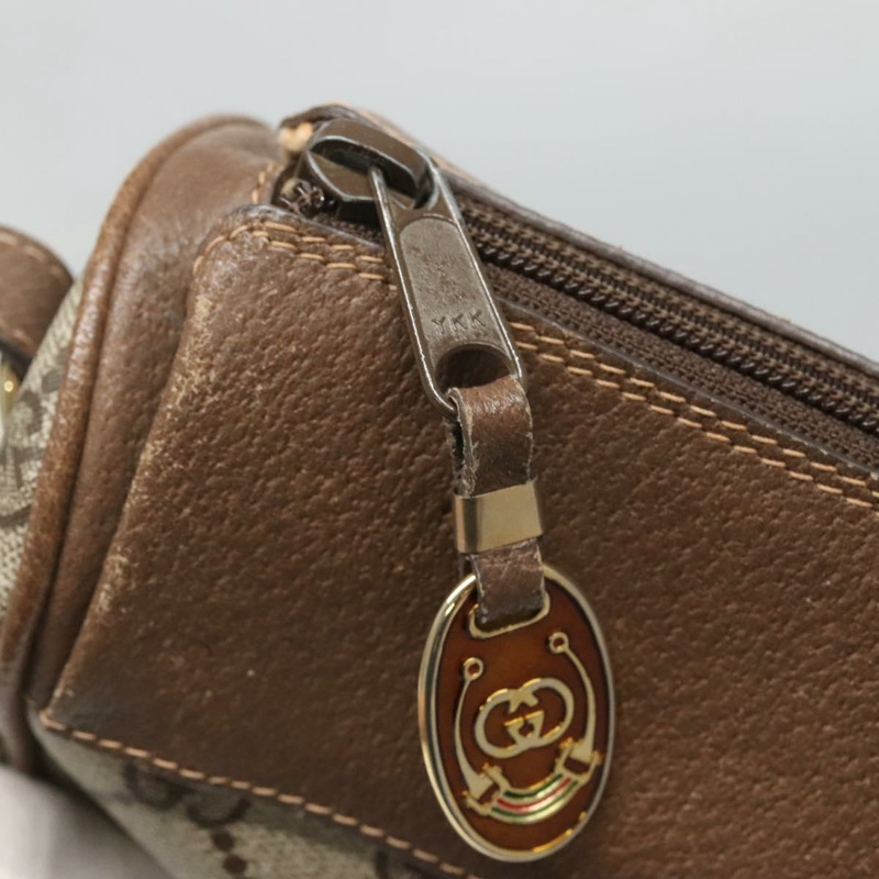 【日本直送】GUCCI GG Supreme Web Sherry Line 單肩包 PVC 米色 001 37 4001 正品 122548-9