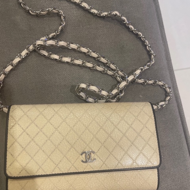 香奈兒奶白色中夾-7