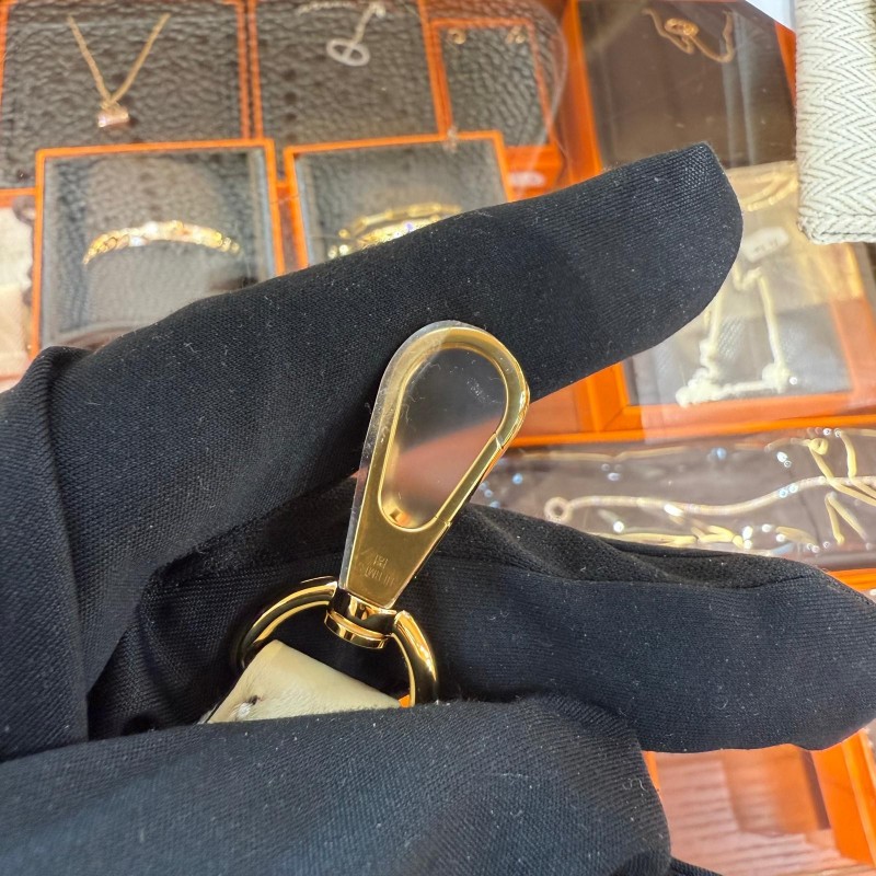 ✨持有香港正品正貨標籤(只做全新)✨ Hermes Mini Evelyne 風衣灰金扣 一代-4