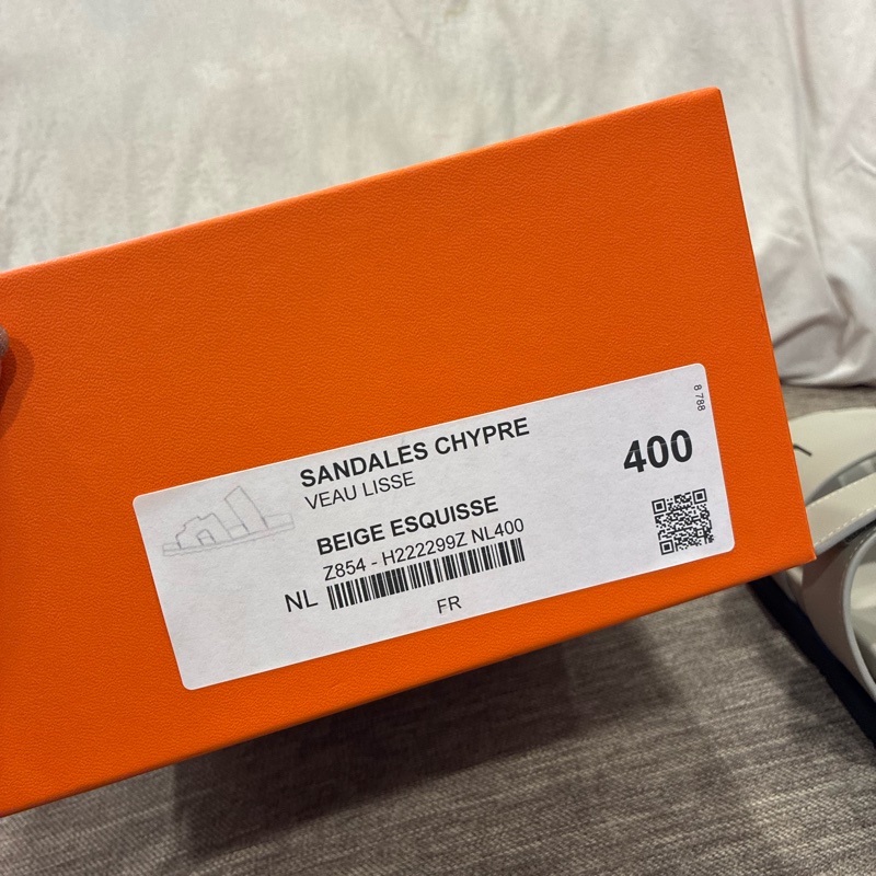 誰在找 鵝卵石米色🔥愛馬仕Hermes chypre涼鞋 二舅女版拖鞋 尺寸40 🇹🇼專櫃貨-5