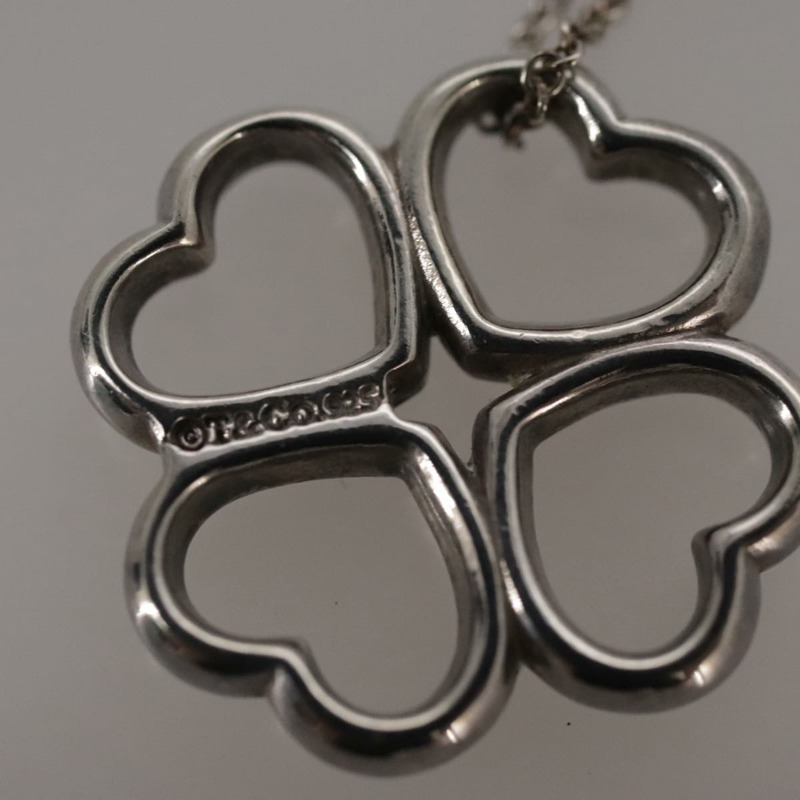 【日本直送】TIFFANY&Co. 四葉草項鍊 Ag925 銀 正品 105970-7