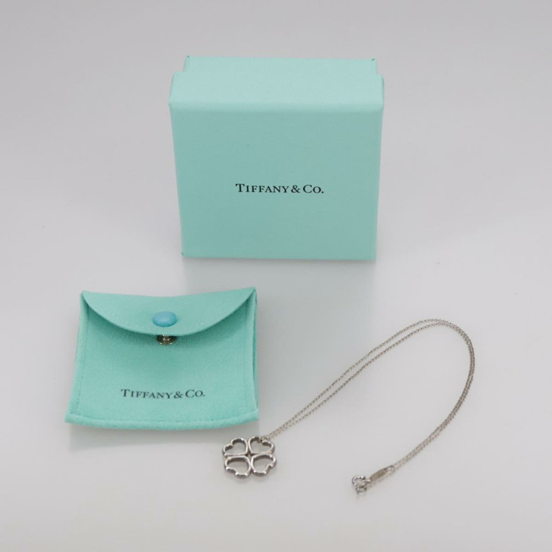 【日本直送】TIFFANY&Co. 四葉草項鍊 Ag925 銀 正品 105970-11