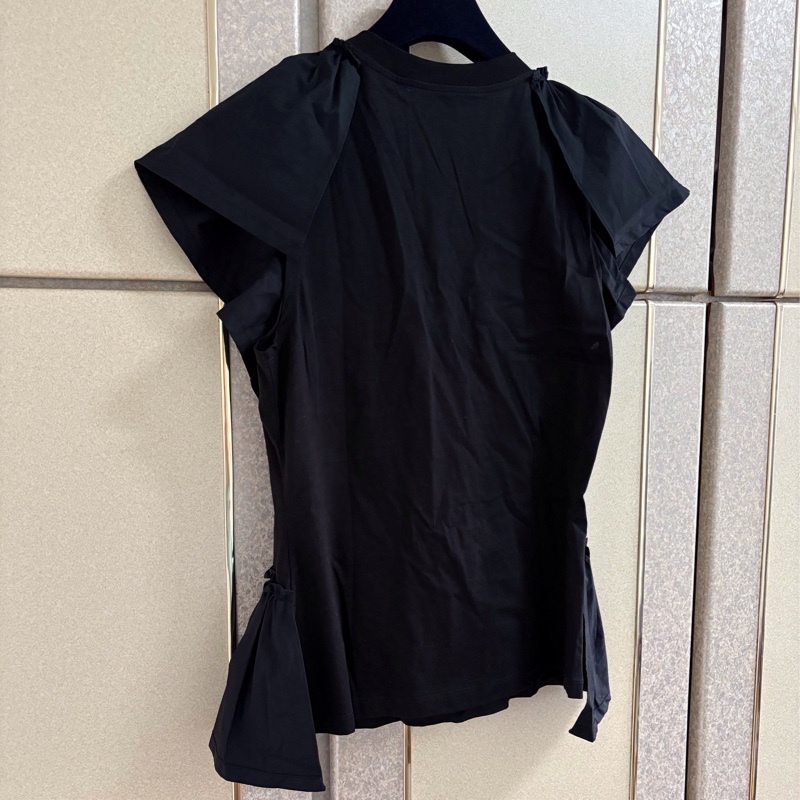 1)3.1 Phillip Lim 正品黑色棉質設計感上衣 M號 約93成新-8